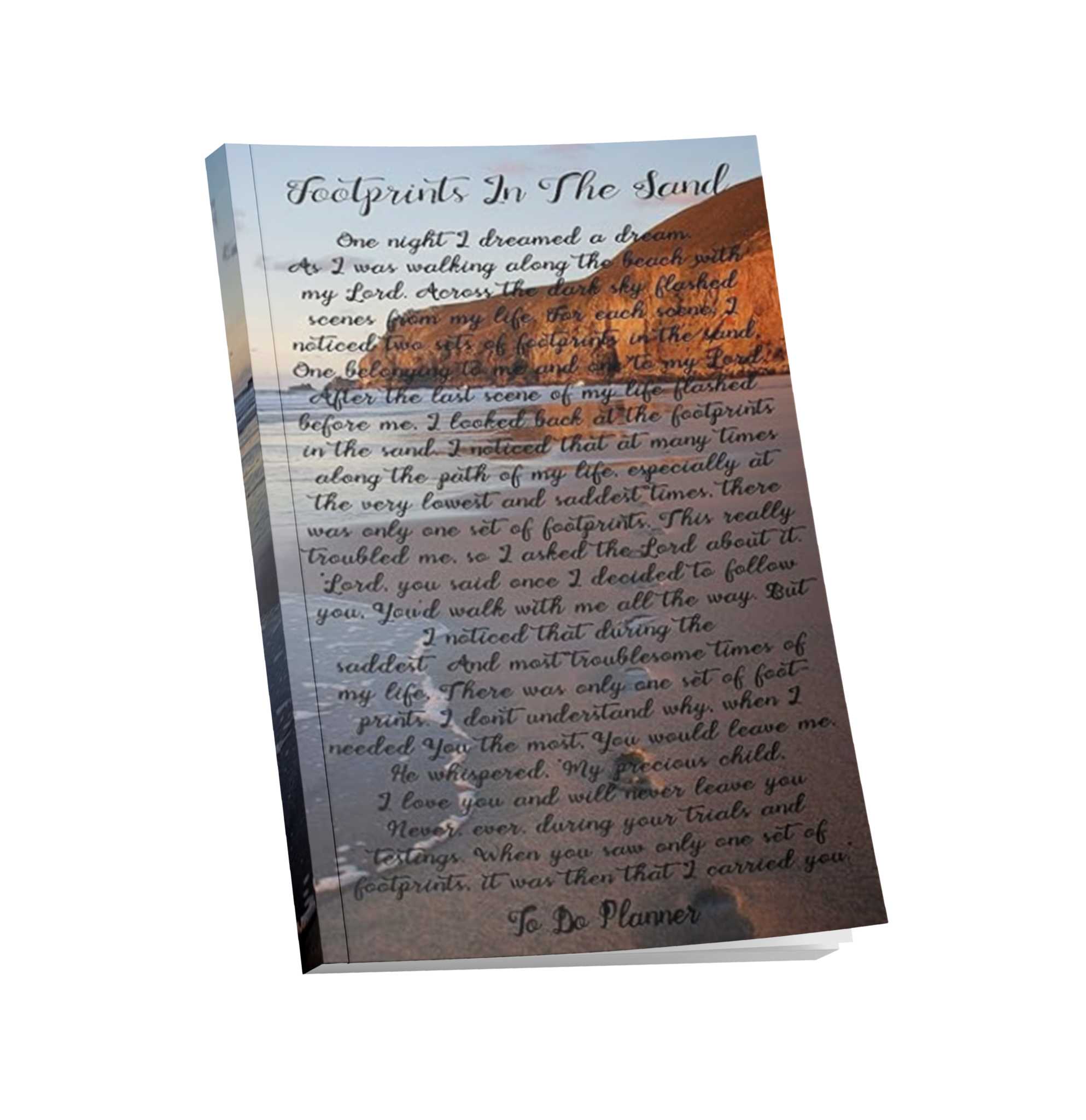 Footprints In The Sand To Do Planner